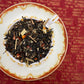 A teacup full of tea leaves