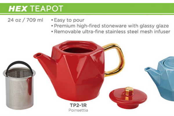 Hex Teapot by CasaWare